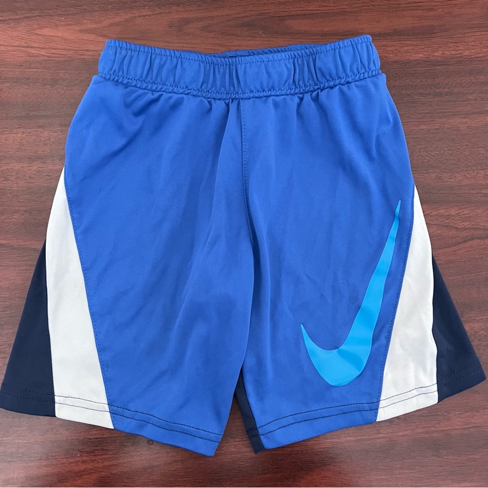 Boys Nike Blue Athletic Shorts